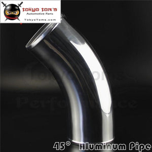 45 Degree 102Mm 4 Inch Aluminum Intercooler Intake Pipe Piping Tube Hose