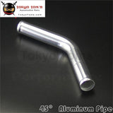 45 Degree 42Mm 1.65 Inch Aluminum Intercooler Intake Pipe Piping Tube Hose