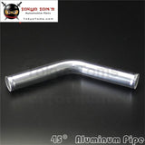 45 Degree 42mm 1.65" Inch Aluminum Intercooler Intake Pipe Piping Tube Hose