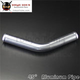 45 Degree 51mm 2.0" Inch Aluminum Intercooler Intake Pipe Piping Tube Hose