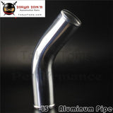 45 Degree 60Mm 2.36 Inch Aluminum Intercooler Intake Pipe Piping Tube Hose