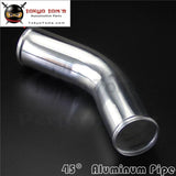 45 Degree 70Mm 2.75 Inch Aluminum Intercooler Intake Pipe Piping Tube Hose