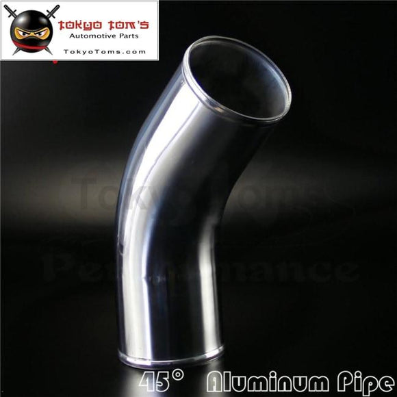 45 Degree 76Mm 3 Inch Aluminum Intercooler Intake Pipe Piping Tube Hose