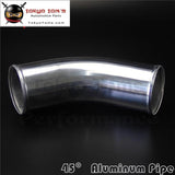 45 Degree 80mm 3.15" Inch Aluminum Intercooler Intake Pipe Piping Tube Hose
