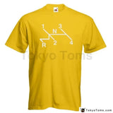 4 Speed H Pattern Shift - T Shirt - TokyoToms.com