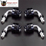 4Pcs Male 90 Degree M22*1.5 To An6 12Mm Push On Hose End Union Adapter Fitting