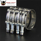 4X 2.75 T-Bolt Clamps Stainless Steel For Turbo Intake Silicone Hose Coulper