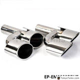 5.0Cm 304 Stainless Steel Exhaust Muffler Tip For Benz C-Class Amg W204
