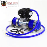 51Mm 2 Flange Pipe + Clamps Silicone Hose Kit+ Sqv Blow Off Valve Bov Iv 4 Blue / Black Red