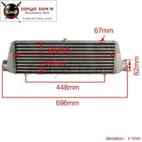 550*180*64 Fmic 2.5 In/outlet Universal Bar&plate Front Mount Turbo Intercooler