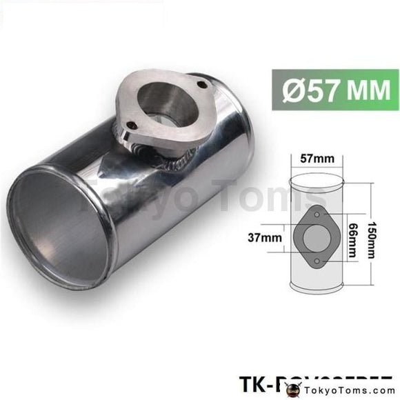 57Mm 2.25 Bov Blow Off Valve Flange T Mounting Pipe Tk-Bov02Fp57 Aluminum Piping