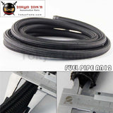 5M 16Ft An-12 Nylon Steel Braided Oil Fuel Line Hose End Fitting Kit