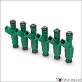 6Pcs/lot High Flow 0 280 155 968 Fuel Injector 440Cc Green Giant For Volov 0280155968 Tk-Fi440C968-6