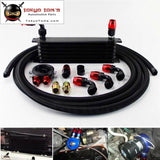 7 Row 262Mm An10 Universal Engine Oil Cooler Trust Type+M20Xp1.5 / 3/4 X 16 Filter Relocation+3M