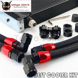 7 Row An10 Oil Cooler Kit For Bmw E36 E46 E82 E90 E92 E93 Black