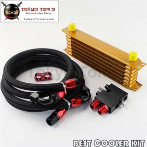 7 Row Trust Oil Cooler Kit For Bmw N54 Engine Twin Turbo 135 E82 335 E90 E92 E93 Gold