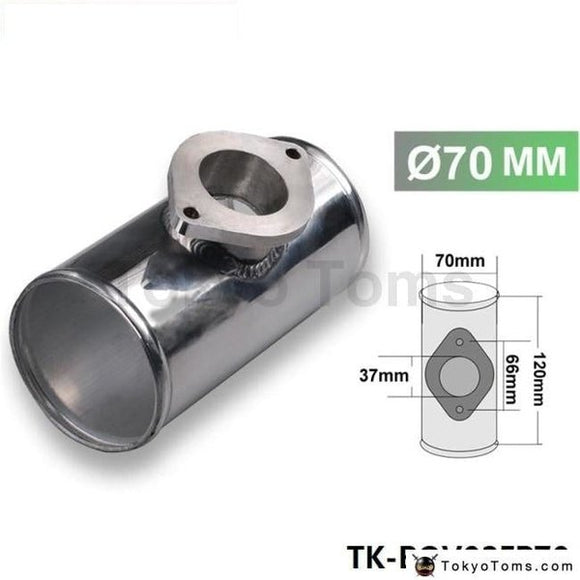 70Mm 2.75 Aluminum Turbo Pipe / Piping Flange Adaptor For Gr**dy Rs S Type Bov Tk-Bov02Fp70 Aluminum