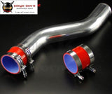 70Mm 2.75 Inch 40 Degree Z / S Shape Aluminum Intercooler Pipe Piping Tube Hose + Silicone W/