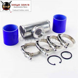 76Mm 3 Turbo Aluminum Flange Pipe+Silicone Hose Clamps For Ssqv Bov Black /blue / Red Piping
