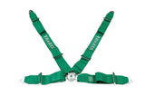 4 Point TKTA Racing Seat Belt Harness (Green)