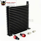 8-An-32Mm-17-Row-Engine-Transmission-Racing-Coated-Aluminum-Oil-Cooler-Fitting Oil Cooler