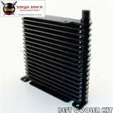 8-An 32Mm 17 Row Engine/transmission Racing Coated Aluminum Oil Cooler Black Oil Cooler