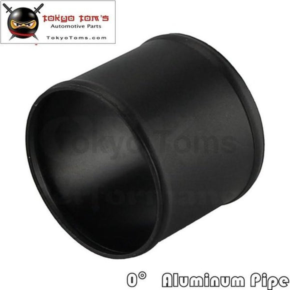80Mm 3.15 Inch Aluminum Hose Adapter Tube Joiner Pipe Coupler Connector Black Piping