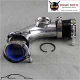 90 Degree 2.5" 63mm Ssqv Blow Off Valve Adapte Aluminum Pipe+ Silicone+Clamps Black