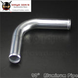 90 Degree 35mm 1.38" Inch Aluminum Intercooler Intake Pipe Piping Tube Hose CSK PERFORMANCE