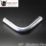 90 Degree 42mm 1.65" Inch Aluminum Intercooler Intake Pipe Piping Tube Hose