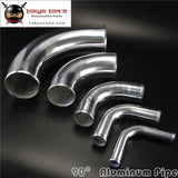 90 Degree 57Mm 2.25 Inch Aluminum Intercooler Intake Pipe Piping Tube Hose