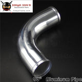 90 Degree 60Mm 2.36 Inch Aluminum Intercooler Intake Pipe Piping Tube Hose