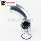 90 Degree 63Mm 2.5 Turbo Aluminum Flange Pipe For Ssqv/sqv Bov Blow Off Valve Piping