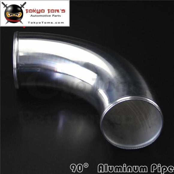 90 Degree 80Mm 3.15 Inch Aluminum Intercooler Intake Pipe Piping Tube Hose