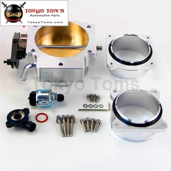 92Mm Throttle Body / Tps + 3.5 Mass Air Flow Maf Adapter Ends For Lt4 Ls1 Chevy