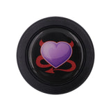 Devil Heart Horn Button