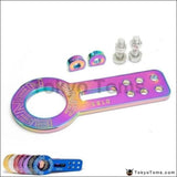 Anodized Universal Front Tow Hook Billet Aluminum Towing Kit For JDM Racing - TokyoToms.com