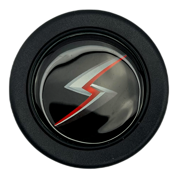 Silvia S Logo Black Horn Button