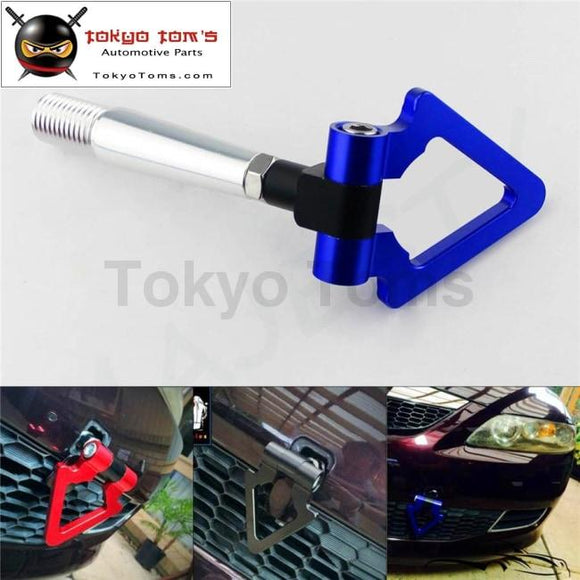 Blue Aluminum Tow Hook Towing Hook Ring For Mitsubishi Lancer EVO Ex 08-11 - TokyoToms.com
