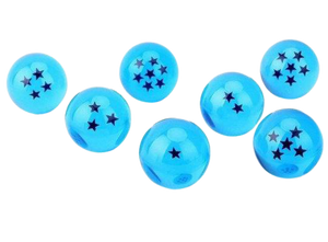 Blue Ball Z Rare Custom Gear Shift Knob 54Mm Diameter 1-7 Star Acrylic [TokyoToms.com]