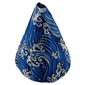 Japanese Fabric Blue Waves Gear Shift Boot cover