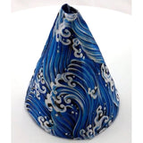 Japanese Fabric Blue Waves Gear Shift Boot cover