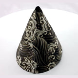 Japanese Fabric Black Waves Gear Shift Boot cover