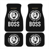 Custom Boss Coffee Black Floor Mats [TokyoToms.Com]