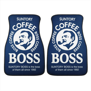 Custom Boss Coffee Navy Floor Mats [TokyoToms.Com]