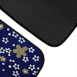 Custom Japanese Blue Cherry Blossom Mini Floor Mats [TokyoToms.Com]