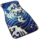 Custom Japanese Blue Waves Floor Mats [TokyoToms.Com]