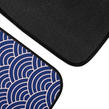 Custom Japanese Waves Floor Mats Blue [TokyoToms.Com]