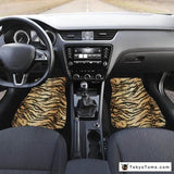 Custom Universal Leopard Car Floor Mats -Yellow Leopard [TokyoToms.Com]