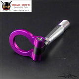 Front Rear Folding Racing Tow Hook Ring For Mitsubishi Lancer EVO Ex 08-11 Purple - TokyoToms.com